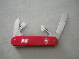 Taschenmesser Victorinox - Elox - Reklame: Peyer