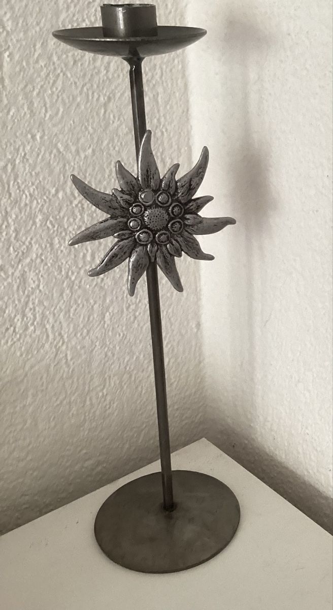 Kerzenständer: Edelweiss Kerzenständer Schweizer Handwerk – Gebraucht aus Stäfa von Aesch 2