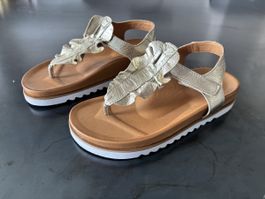 Sandalen, Leder, Walder, Gr. 37