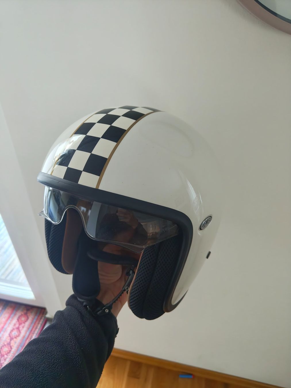 Caschi & visiere: Premier Silverstone Helm Retro Look, Grösse M – Nuovo (secondo la descrizione) da Wittenbach venduto da buddy91