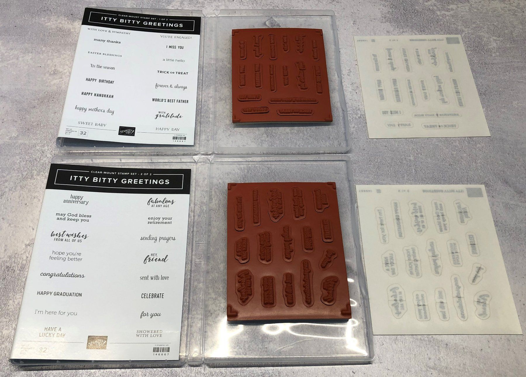 Stampin' up! Tampons: Itty Bitty Greetings - Stampin Up A – D'occasion à Neukirch (Egnach) par muolen