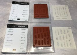 Itty Bitty Greetings - Stampin Up A