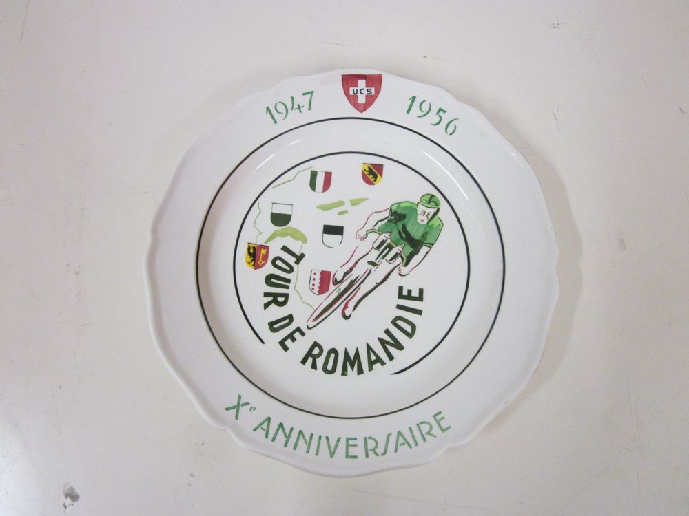 Ancienne Assiette Tour De France - Cyclisme - Fabrication Française