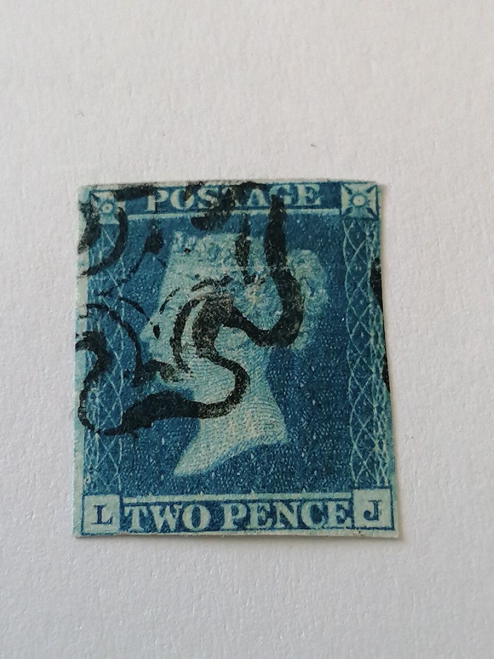 Tutti i francobolli: Two Pence Blue 1841, Platte 3 – Usato da Happerswil venduto da tschergi