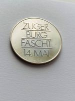 Zug Silber Medaille 16 Gramm Museum Burg Zuger Burg Fäscht