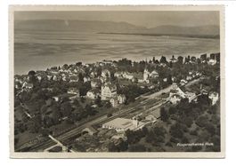 Horn (TG) Flugaufnahme - Kirche - Schule - Bahnhof - 1939