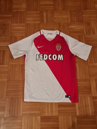 Kylian Mbappe / AS Monaco 2016-2017 Heimtrikot