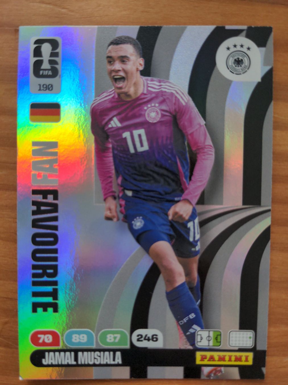 Panini Carte collezionabili: Panini 2026 Jamal Musiala – Usato da Rickenbach Sulz venduto da sunshine213