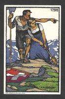 Bundesfeierkarte Nr. 5, 1913, St.:  1.VIII.13, top Erhaltung