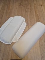 Badewannen Kissen mit Saugnäpfen weiss