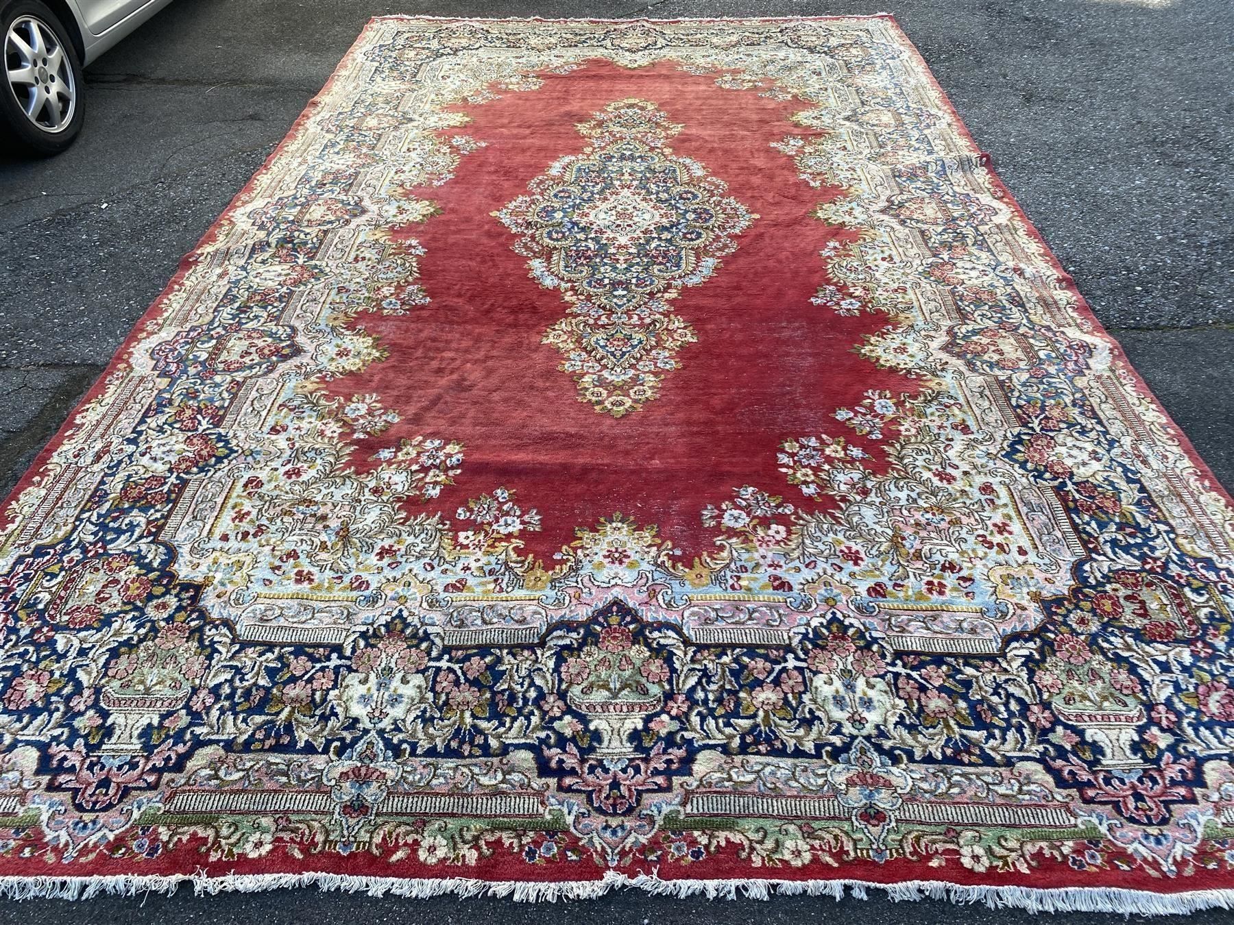 Tappeti: Zauberhafter feine Perser Kirman 486x310 – Usato da Steinhausen venduto da Super05 2