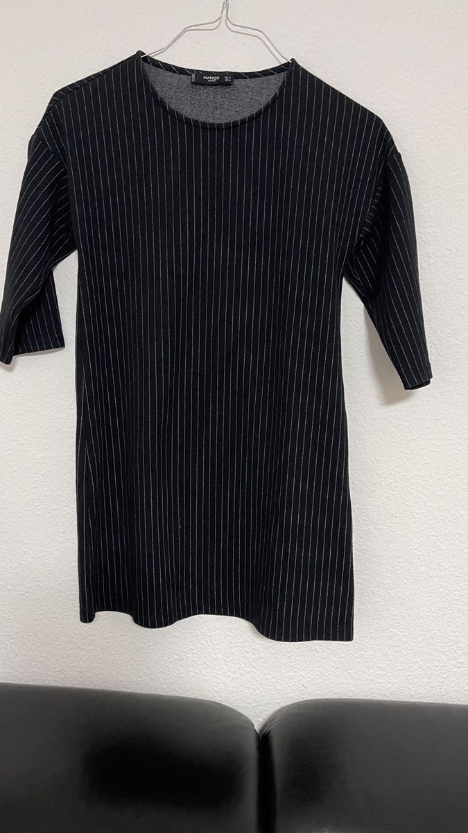 Vestiti: Mango Basics Kleid, Gr. S, schwarz gestreift, Top Zustand! – Usato da Zürich venduto da Belisimo