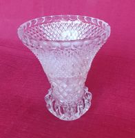 Schöne spezielle Kristall Vase / Blumenvase mit Rautenmuster