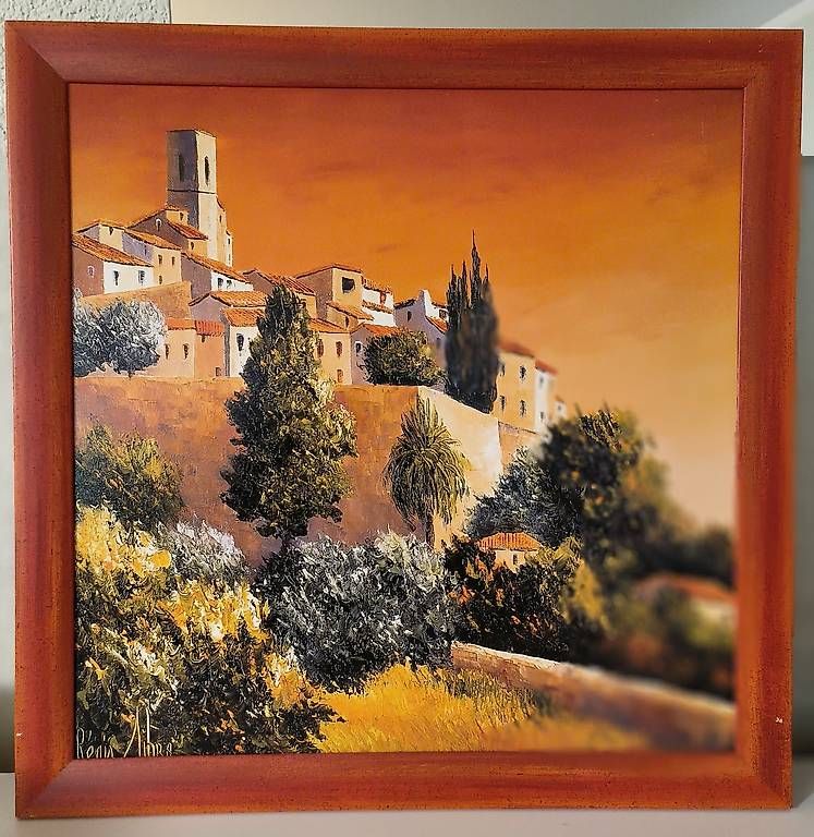 Dipinti: Acrylbild 50x50 Maler unbekannt – Usato da Kloten venduto da LadyStrolchi