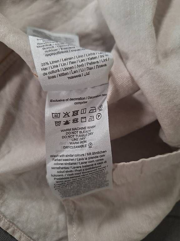 Hemden: Beige linen summer shirt M – Gebraucht aus Kriens von Jeremyt05 2