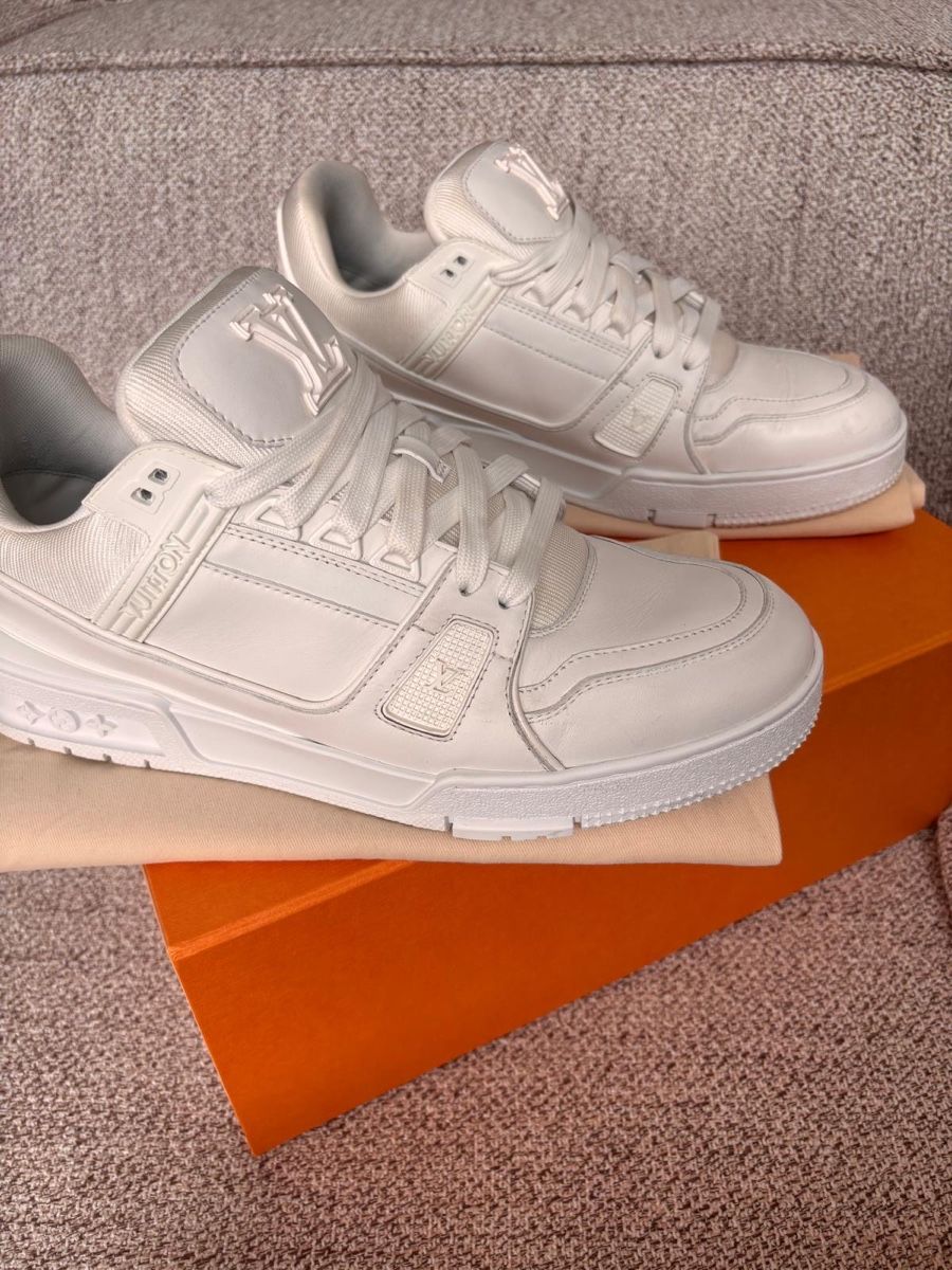 Louis Vuitton Scarpe da uomo: Louis Vuitton Trainer Sneaker weiss Grösse 070 – Usato da Allmendingen b. Bern venduto da misunia 7