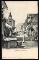 Küssnacht /SZ, belebte Dorfstrasse im S