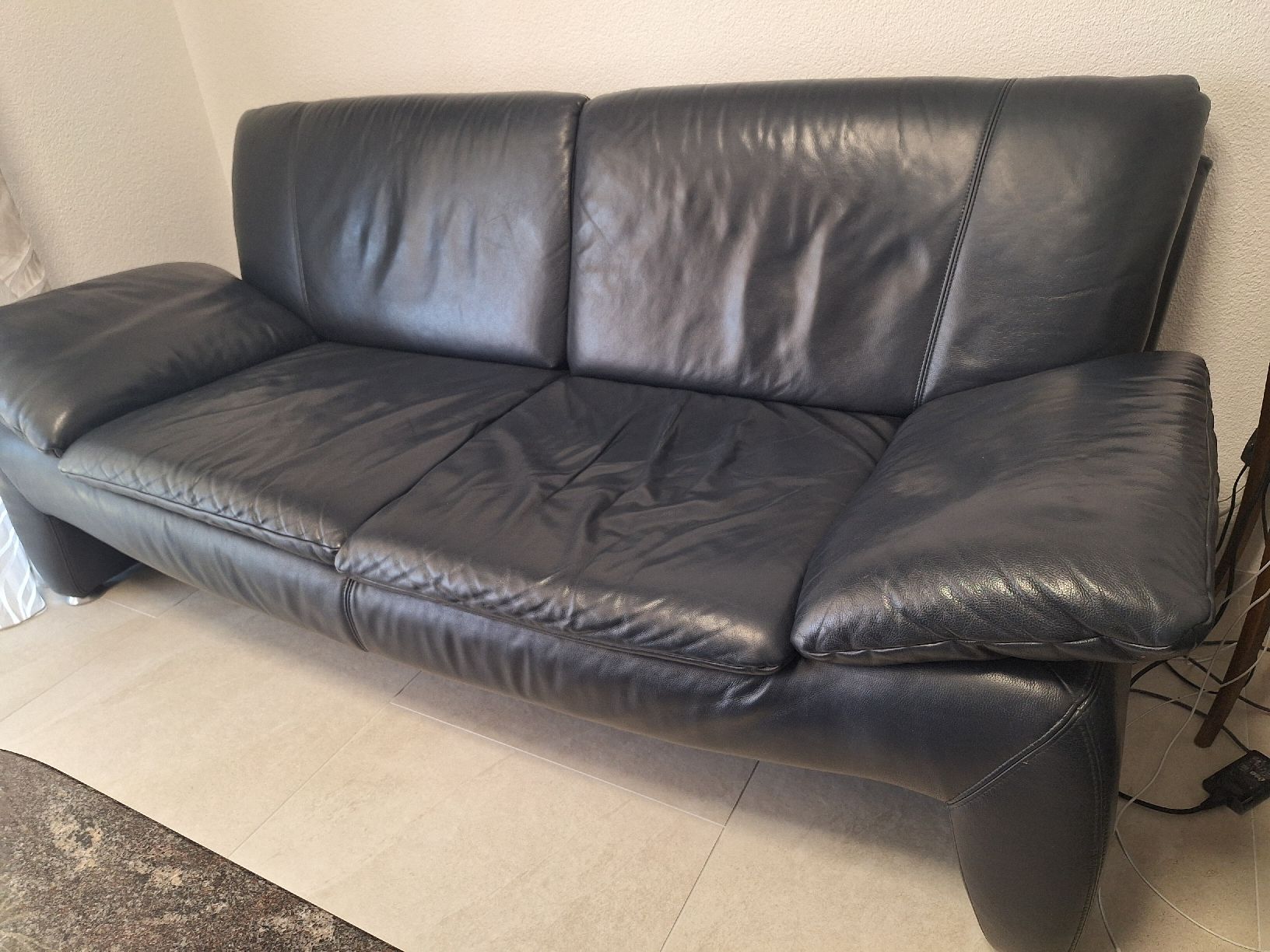 Divani: Ledersofa 3er und 2er – Usato da Ueken venduto da talpastari