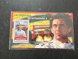 Senna Ayrton Formel 1 Togo 2016  Block  ** (A1241)
