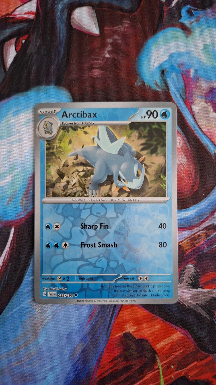 Pokémon Carte collezionabili: Arctibax - Reverse Holo - Pokemon Paldea Evolved – Usato da Altstätten SG venduto da GGsGameshop