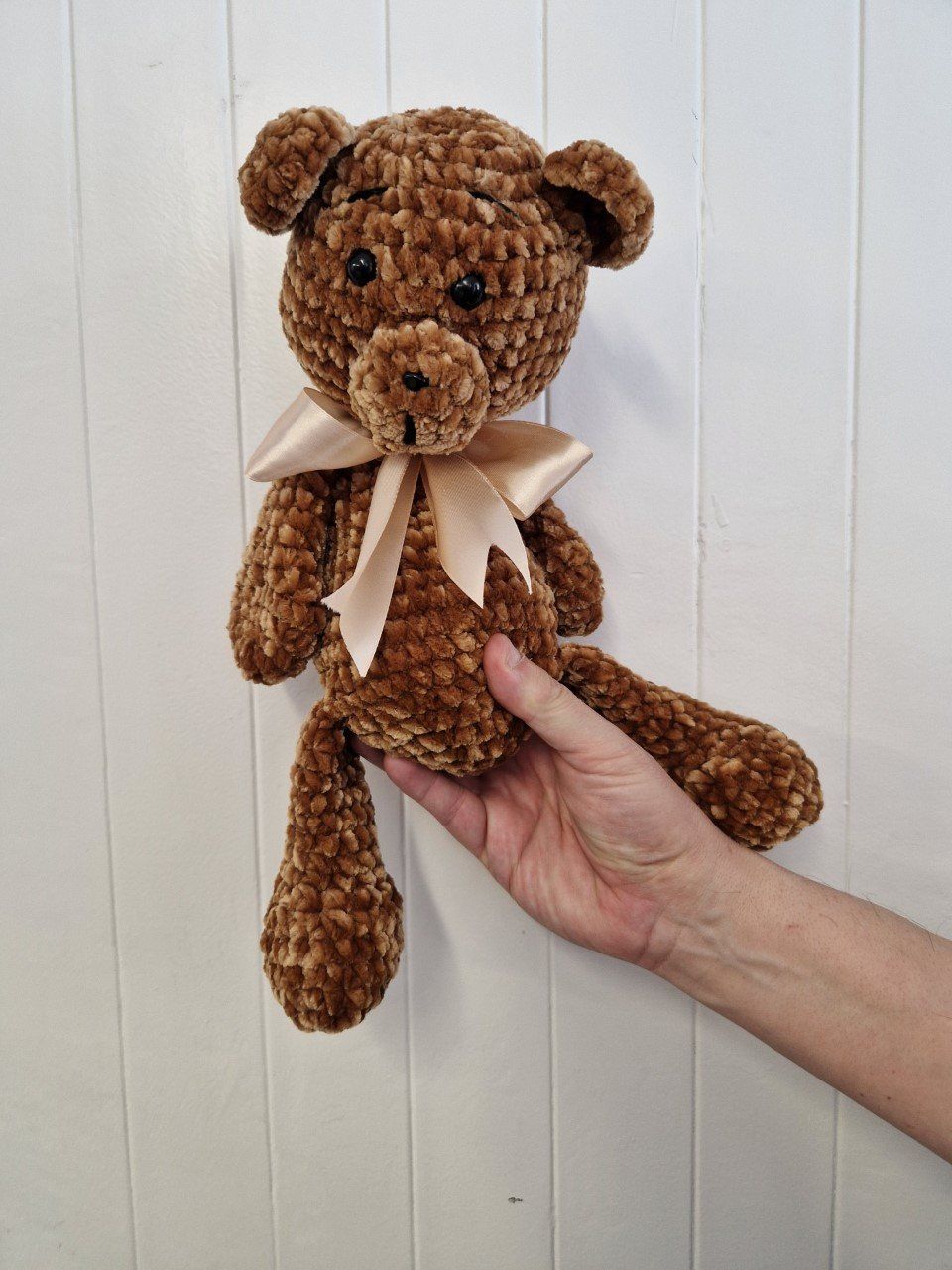 Spielzeuge: Peluche tricoté main velours env. 40cm à CHOIX – Neu (gemäss Beschreibung) aus St-Imier von goodber 9