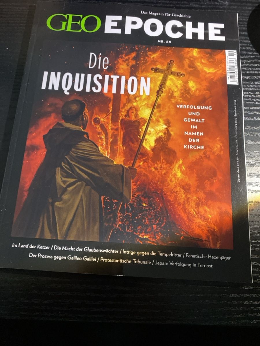 Riviste & Magazine: Geo Epoche Nr. 89: Die Inquisition – Usato da Erlinsbach SO venduto da Silverstorm