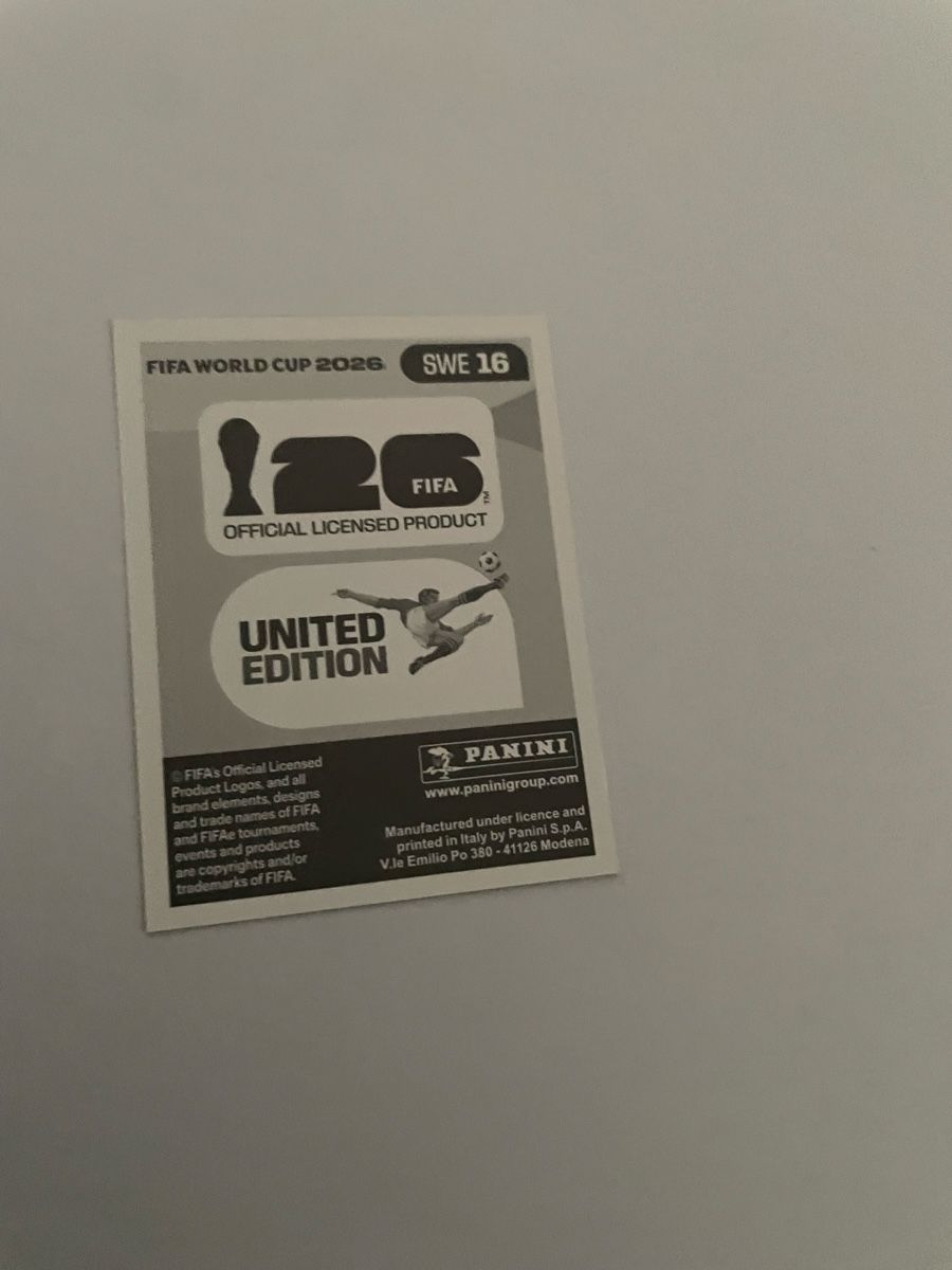 Panini Sammelbilder & Trading cards: FIFA WM 2026 Roon Bardghji SWE 16 – Neu (gemäss Beschreibung) aus Winterthur von Cobraforce 1