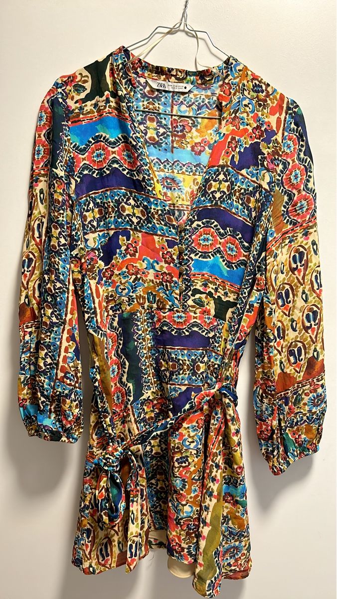Vestiti: Boho Chic Sexy Dress Vibrant Pattern – Usato da Zürich venduto da sel_tvq7