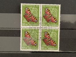 1955 PJ Tagpfauenauge Vollstempel