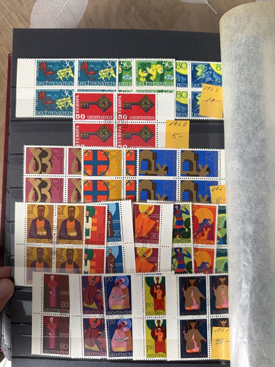 Tutti i francobolli: Collection de timbre Suisse Liechtenstein – Nuovo (secondo la descrizione) da Châtelaine venduto da lan_55vt