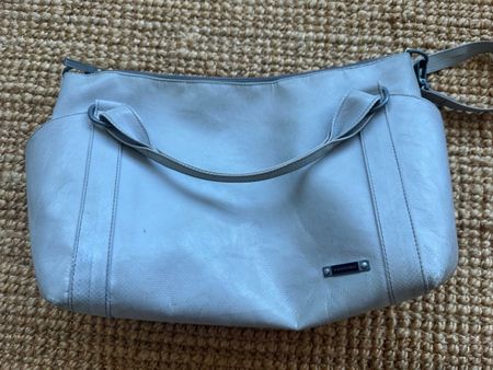 Handtasche grau von Freitag gebrauchter Zustand