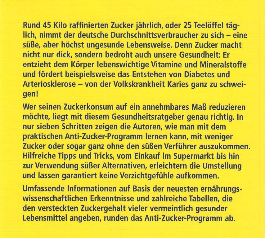 Libri: Zucker – der süsse Verführer – Nuovo e nell'imballaggio originale da Mauren venduto da Yeelen 3