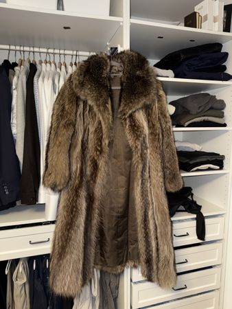 Vintage mink fur coat