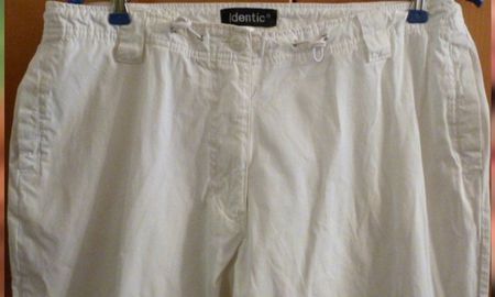 Hose von "Identic", weiss, Grösse L, Sommer-Look