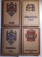 4 Schätzkästlein 1923, 1927, 1928 & 1929