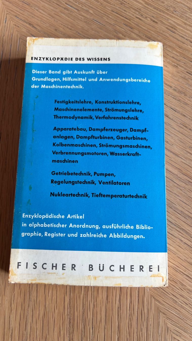 Libri: Fischer Lexikon Technik 2, 1963 – Usato da Schübelbach venduto da Dolly990_2 1