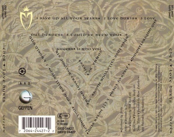 CD: Cher - Love Hurts [Geffen] – Usato da Unterbch venduto da uqliv 1