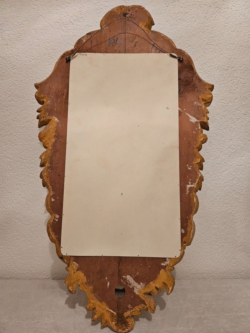Specchi: Alter Spiegel mit Goldrahmen, Vintage – Usato da Wittenbach venduto da anzo4 3