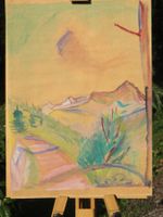 Eugen Goll "Geni"  1893-1958  original Aquarell