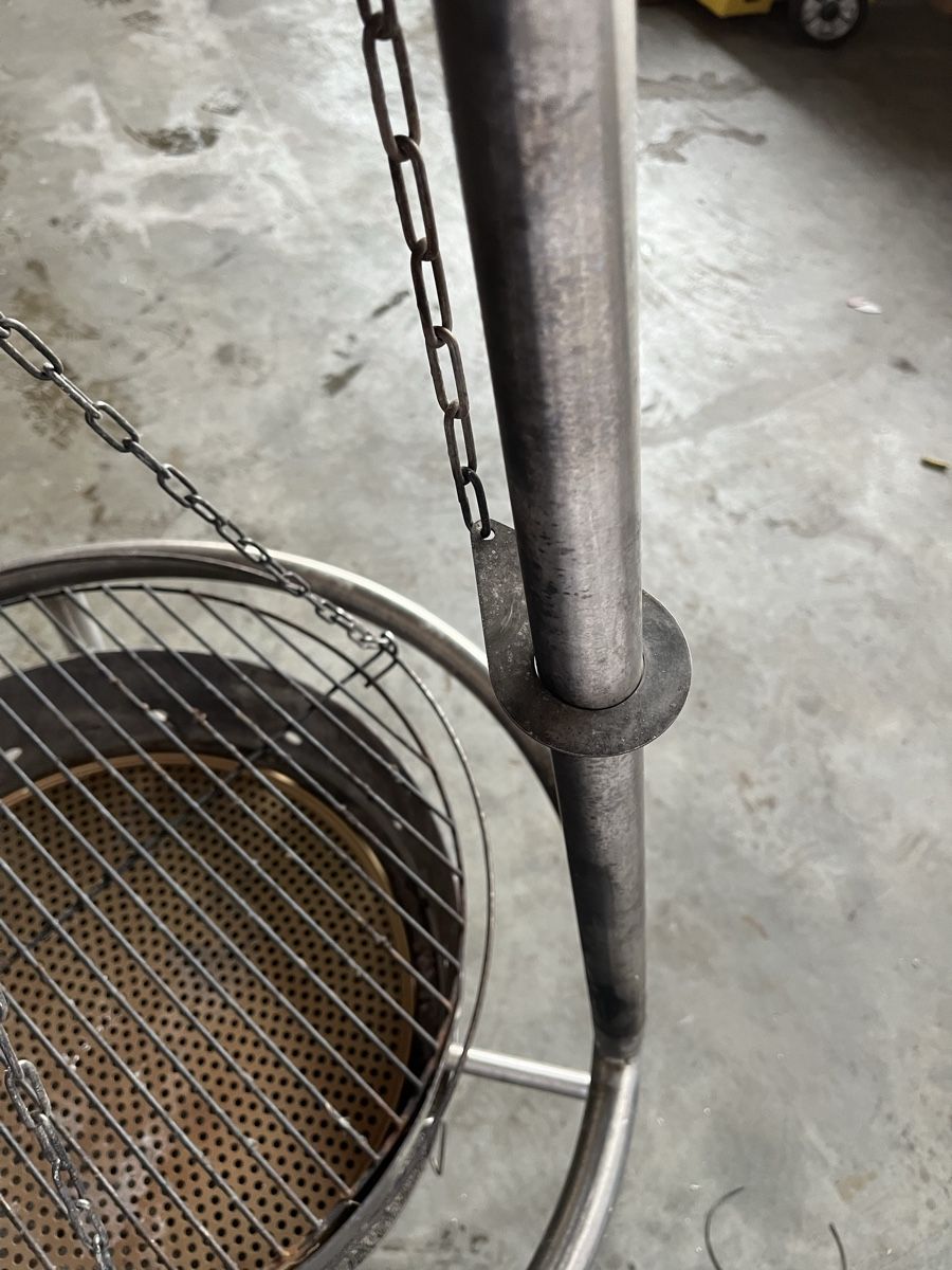 Bracieri: Feuerschale mit Grillrost, Rostfrei Inox – Usato da Schötz venduto da RcK1994 5