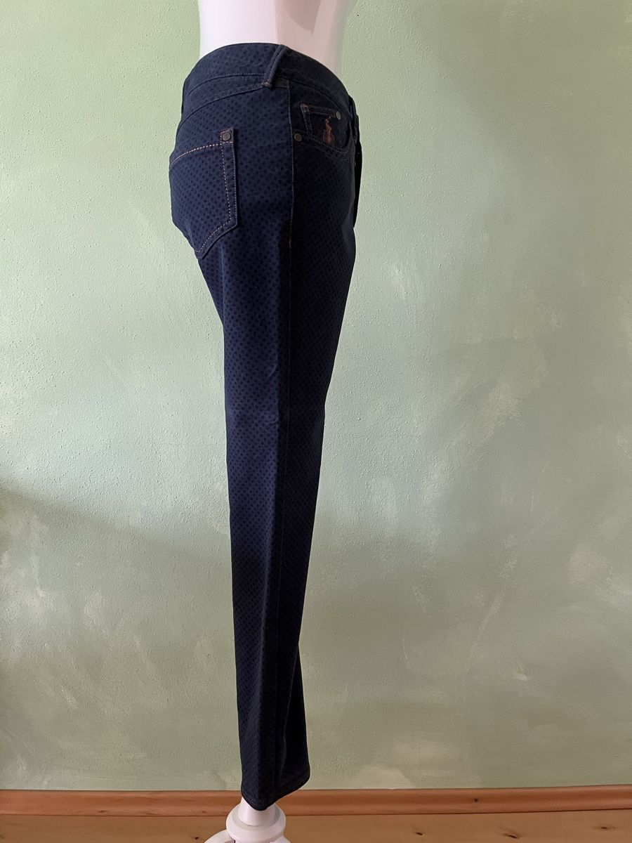 Pantaloni: Thomas Rath: Schöne Hose Gr. 36 blau samt – Nuovo (secondo la descrizione) da Basel venduto da Baseline28 3