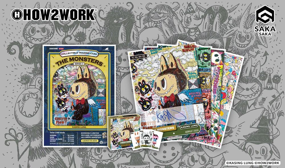 How2Work Labubu Chrome The Monsters Series 3 (10 paquets) (Neu und ...