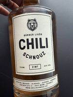 Chili Schnouz Likör mit Zimt Alkohol