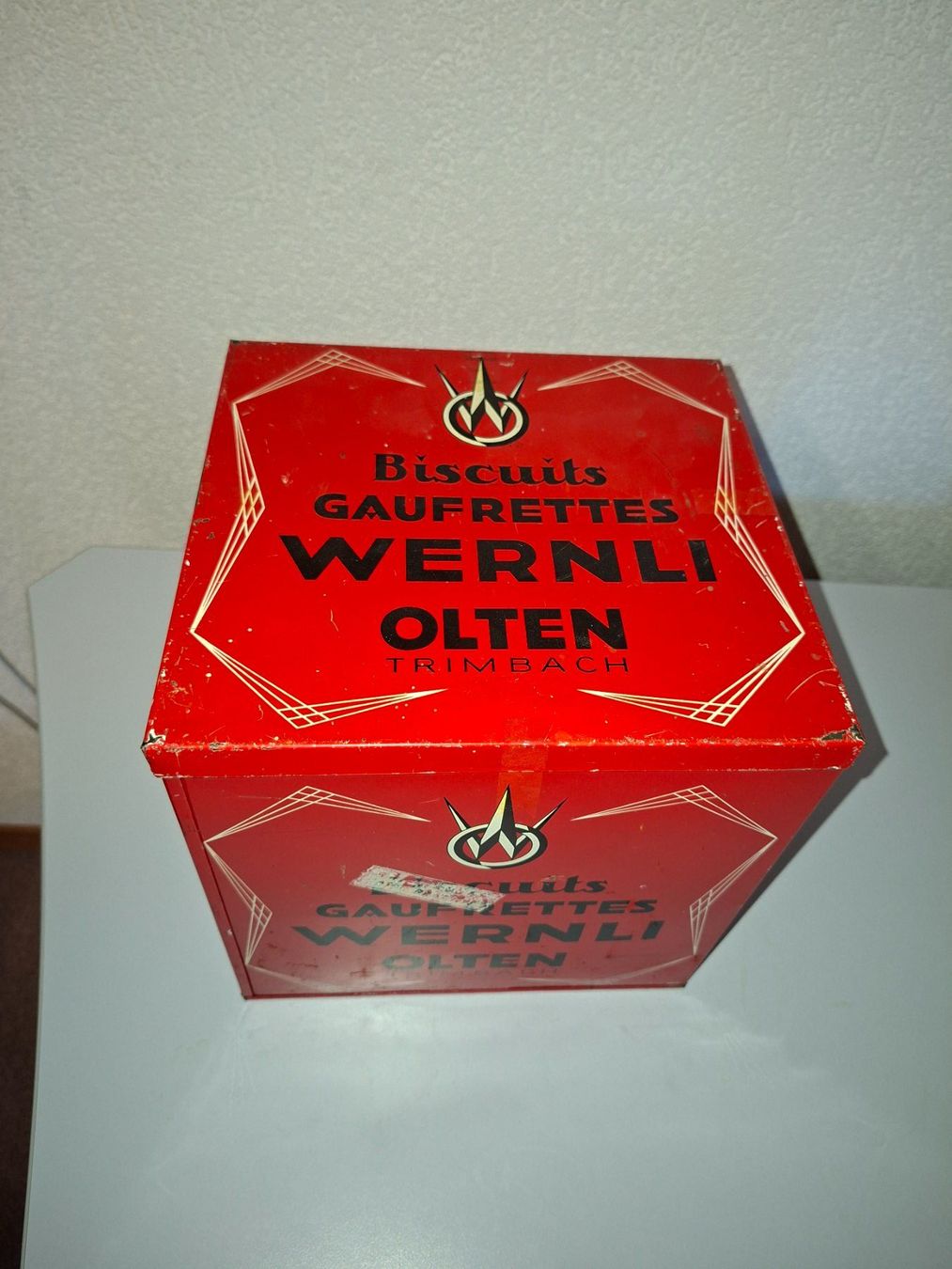 Dosen: Grosse alte Wernli Biscuits Dose / Kiste / Behälter – Gebraucht aus Steinach von Spliter87 2