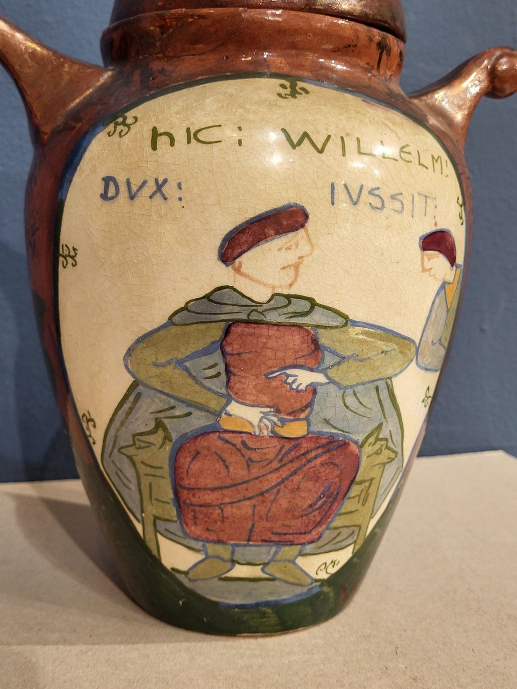 Tutte le decorazioni: Terracotta Dose mit Deckel Dekorativ – Usato da Zürich venduto da BOAC1943 3