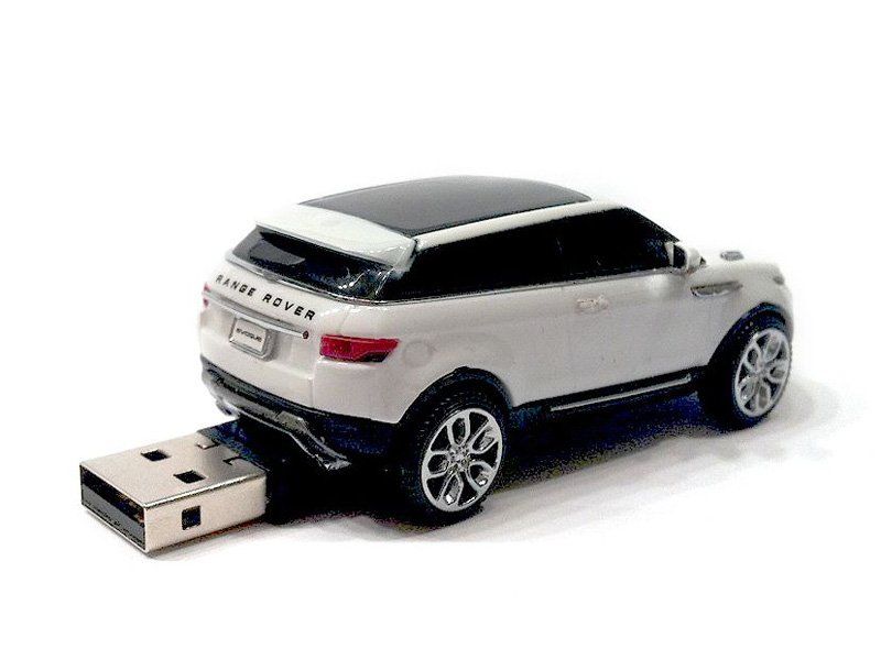 USB-Stick, FlashDrive 4GB Range Rover weiss mit LED's (Neu und ...