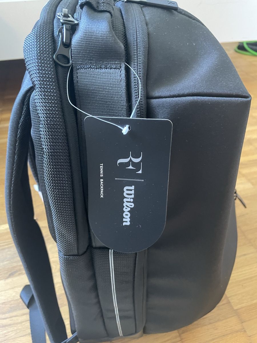 Zaini: Wilson Federer RF Tennis Backpack Black New – Nuovo e nell'imballaggio originale da Zürich venduto da A_Pal02 1