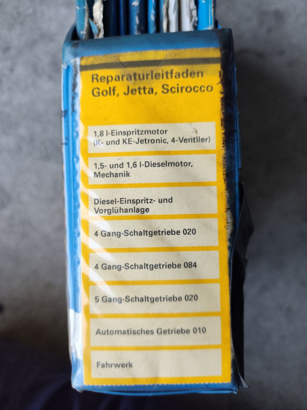 Libri: Werkstatthandbücher VW Golf/ Jetta / Scirocco ab 1974 – Usato da Rebstein venduto da andi322