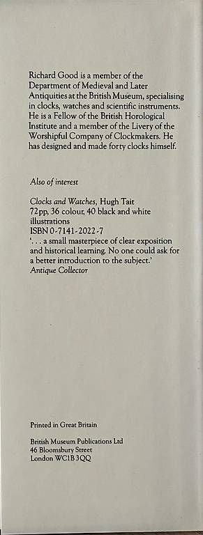 Libri: Clocks - An owner handbook – Usato da Adliswil venduto da Heimite 3