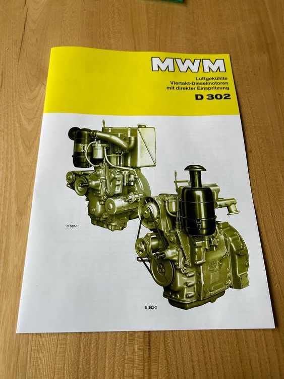 Deutz MWM 302 Prospekt für Deutz Schilter Nachdruck | Kaufen auf Ricardo